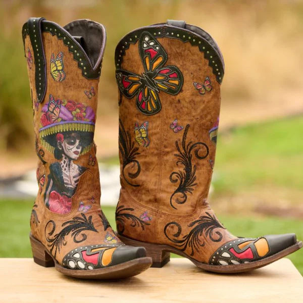 Old Gringo Women s Day of the Dead Cowboy Boots