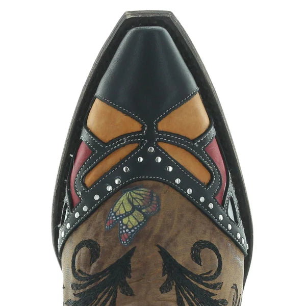 Old Gringo L3779 2 Women s Day of The Dead Cowboy Boots Catarina in Brown 10 Regular