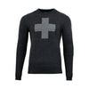 Alps & Meters Men's Charcoal Ski Race Knit Patrol Sweater SS24