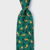 Alynn Men's Tie For Fox Sake Fox Tie - Green Silk