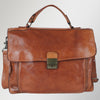 American Darling SWC171TAN Briefcase Genuine Leather Bag Laptop Bag