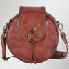 Saddle Pouch Style Western Canteen Bag Cognac SWC152CG American Darling Spaghetti Western