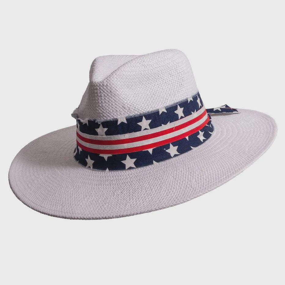 American Hat Knox White Straw Hat