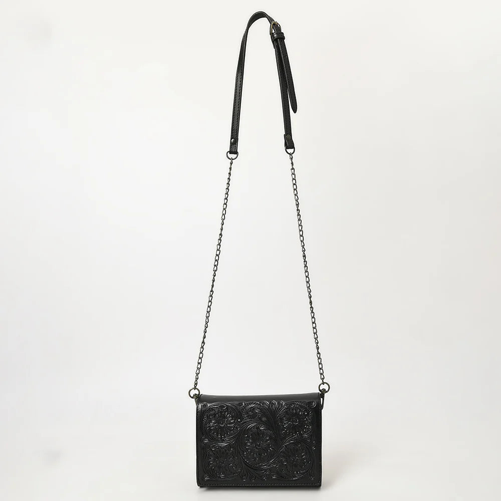 American Darling ADBGZ855 Crossbody Black Genuine Western Leather Women Bag SS25