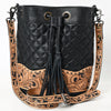 American Darling Bucket Bag in Black ADBG1670