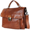 American Darling SWC171TAN Briefcase Genuine Leather Bag Laptop Bag