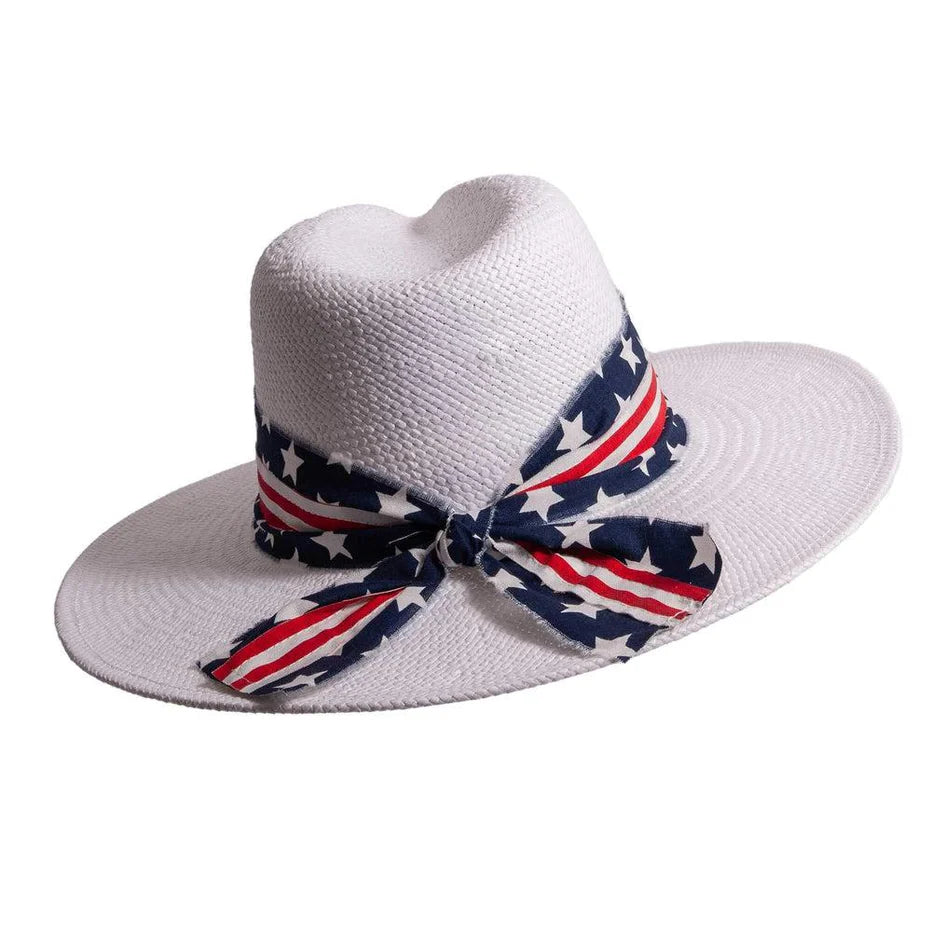 American Hat Knox White Straw Hat