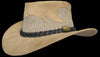 Outback Leather Hat S1004 Summer Breeze Bone SS24