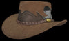 Outback Leather Hat S1006 Summer Breeze Mocha SS24