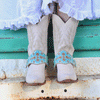 Boot Lassos Leather Olayda-Aqua Boot Accessory SS25