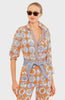 Gretchen Scott TPBFCL Button Shirt Circle of Love Orange Peri SS24