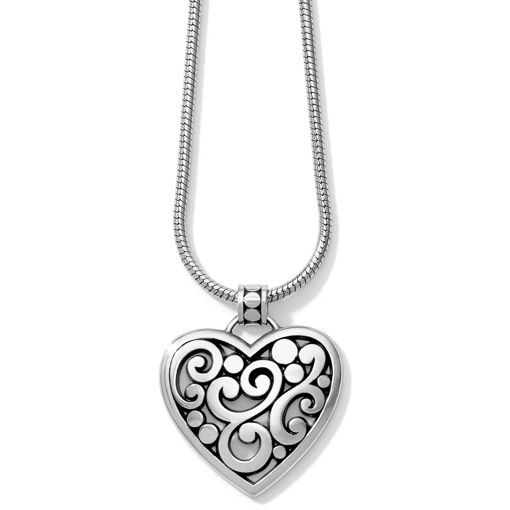 Brighton Contempo Silver Heart Necklace J49520