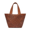 Brighton Ferrara Mystique Lily Leather Tote in Brown H38508 SS25