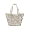 White Leather Tote Brighton Ferrara Mystique Lily H38502 SS25