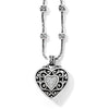 Brighton Reno Heart Silver Necklace J44242 SS25