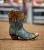 CORRAL Women's Short BLACK BRONZE OVERLAY Boots Z5149 ON SALE!