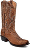 Corral A4546 Men's Brown Cowboy Boots with Embroidery in Narrow Square Toe