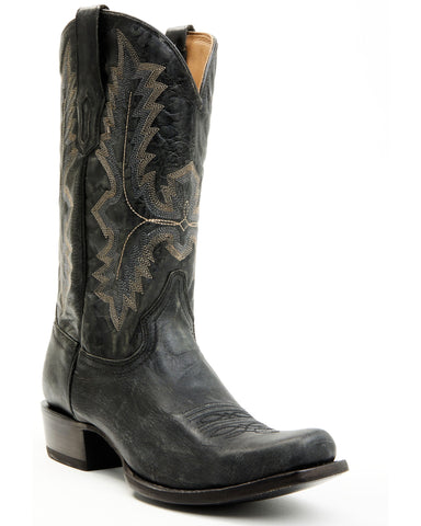 Corral A4549 Men's Black Ostrich SQ Toe Cowboy Boot