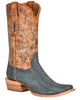 Corral Men's Blue Sand Ostrich Leg Leather Western Cowboy Boots A4294 ON SALE