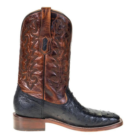 Corral Women's F1362 Honey Color With Black Wingtip with Side Zip Tall Cowboy Boots