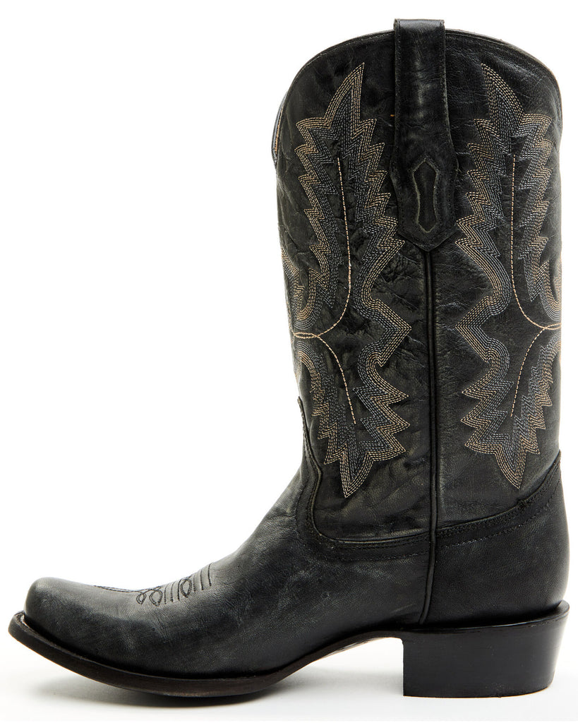 Men's Black SQ Toe Cowboy Boots Corral Boots A4547