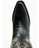 Women's Black Leather Tall Cowboy Boots Corral Boots F1382