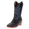 Corral Mens A4056  BLACK CAIMAN EMBROIDERY SQ. TOE ON SALE!