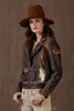 Double D Ranch Leather Jacket Sun & Dust C3351