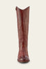 Frye Boots Melissa Button 2 Tall Leather Boots in Mahogany