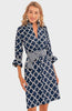 Gretchen Scott DROSDD Outta Sight Dress Dip & Dots Navy/White