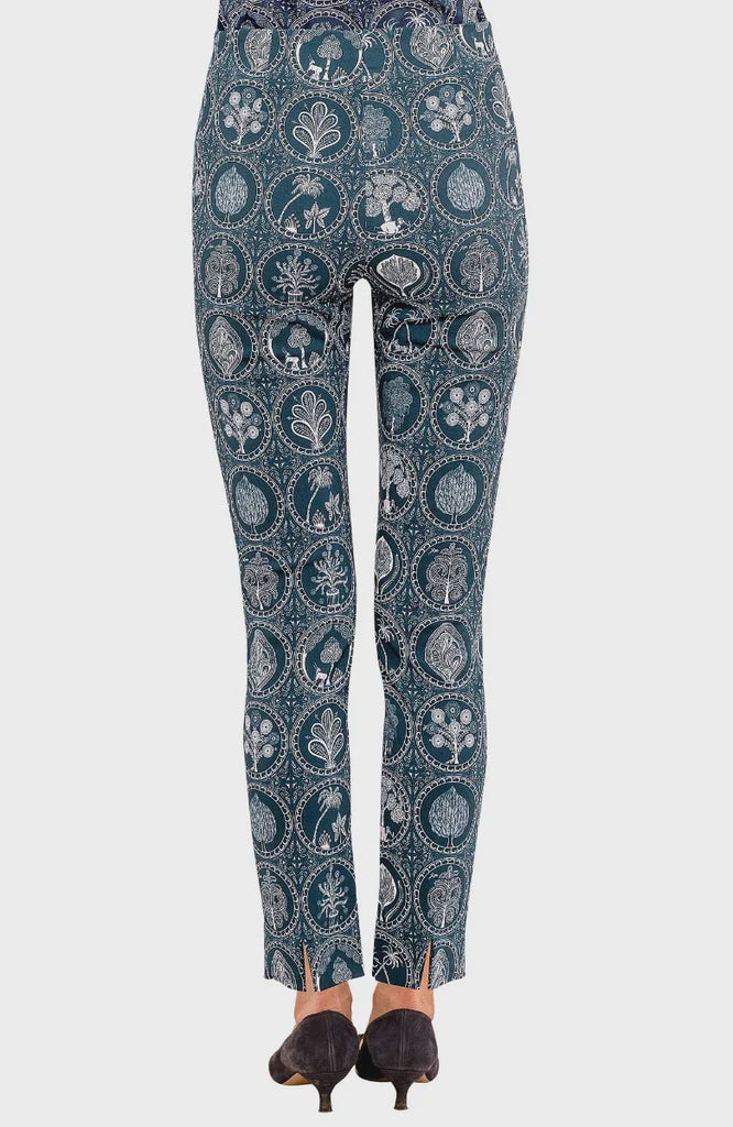 Gretchen Scott Pants Circle of Love in Navy White