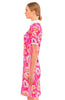 Gretchen Scott Dress DRSIFL Serve it Up Flora Pink/Orange