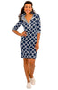 Gretchen Scott Everywhere Dress Dip & Dots Navy White