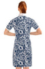 Gretchen Scott Dress Serve it Up Flora NAVY SS24