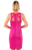 Gretchen Scott Isoscles Dress Solid Pink