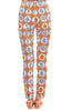 Gretchen Scott PAEQCL Pants Circle of Love Orange Periwinkle