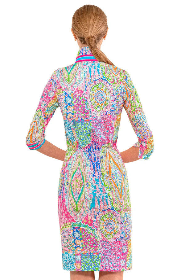 Gretchen Scott Twist and Shout Dress Grand Bazaar BRIGHTS