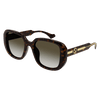 Gucci Sunglasses GG1557SK 002 Havana Crystal Brown  SS24