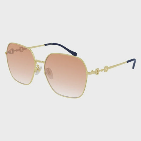 Gucci Sunglasses Gold Orange GG1282SA-005 SS24