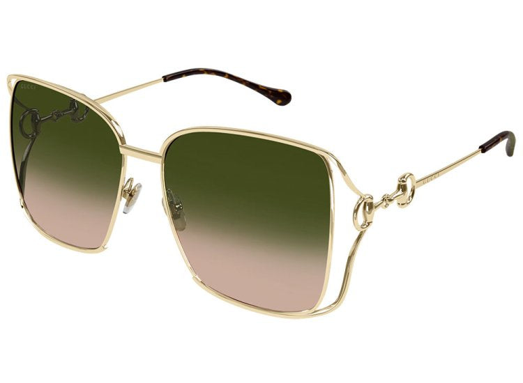 Gucci Sunglasses GOLD Horse Bit GG1020S-001 SS24