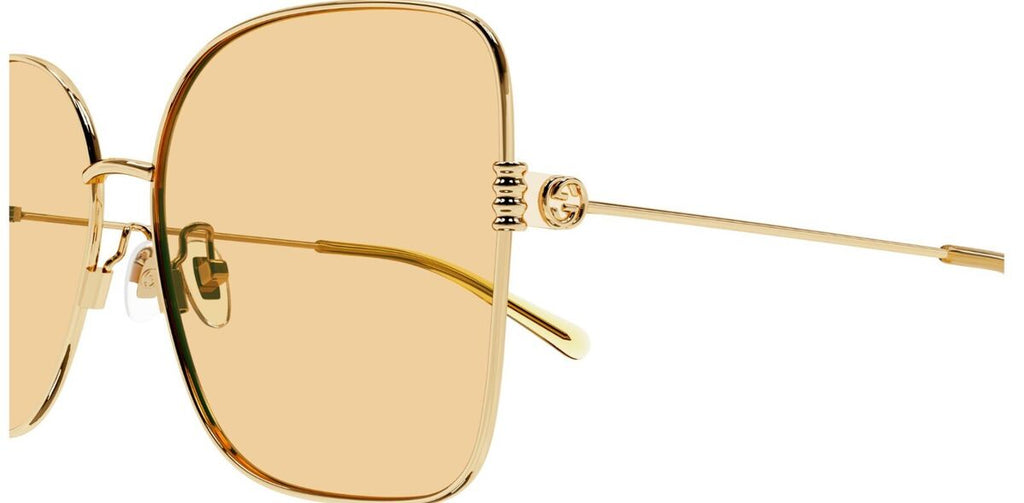 Gucci Sunglasses Gold Orange GG1282SA-005 SS24