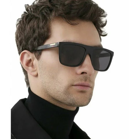 Gucci Flat Top Squared Masculine Sunglasses, 44% OFF