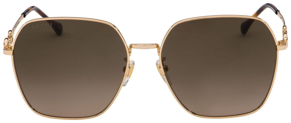 Gucci Sunglasses GOLD Brown GG0882SA-002