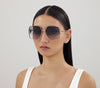 Gucci Sunglasses GOLD GREY GG1322SA-001