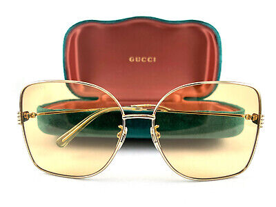 Gucci Sunglasses Gold Orange GG1282SA-005 SS24