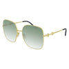 Gucci Sunglasses Horse Bit Gold Frame GG0879S-003