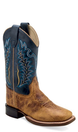 Corral Women's F1362 Honey Color With Black Wingtip with Side Zip Tall Cowboy Boots