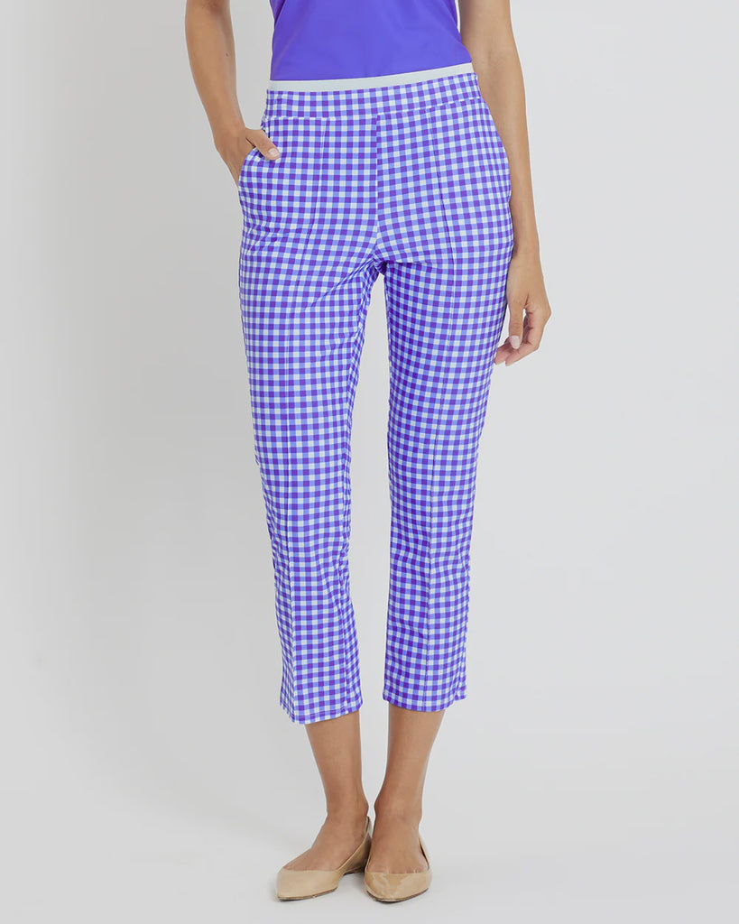 Jude Connally Tobi Gingham Iris Pants Made in the USA