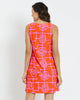 Jude Connally Beth Dress in Bamboo Lattice Apricot Pink