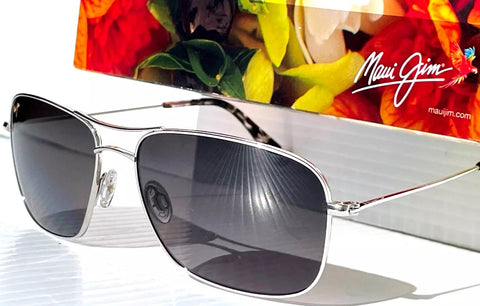 Maui Jim Grey Hot Sands Gloss Black 426-02 SS22